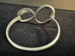 Pamono Silver Scroll Bracelet, 1970s> Bracelets