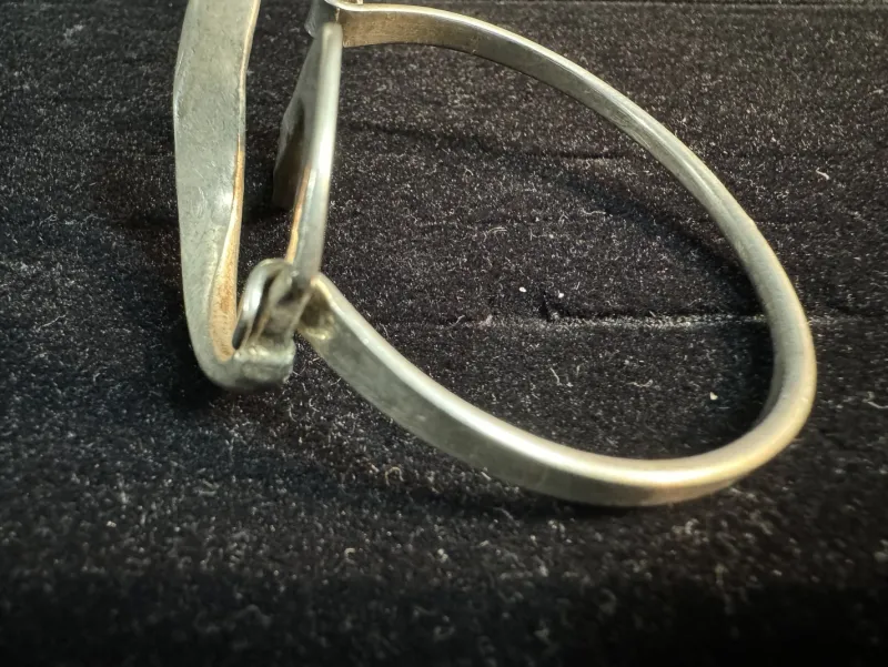 Pamono Silver Scroll Bracelet, 1970s> Bracelets