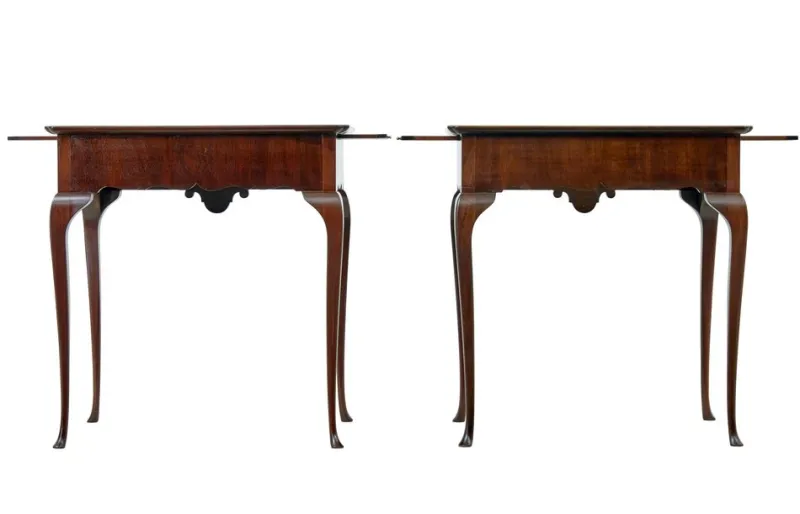 Pamono Silver Side Tables, 1900s, Set of 2> Coffee & Side Tables