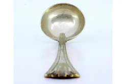 New Pamono Silver Soup Ladle with Raised Edges