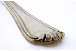New Pamono Silver Soup Ladle with Raised Edges