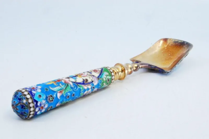 Pamono Silver Spoon for Spices in Russian Style> Cutlery & Serving Utensils