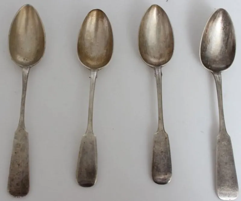 Online Pamono Silver Spoons, Set of 4