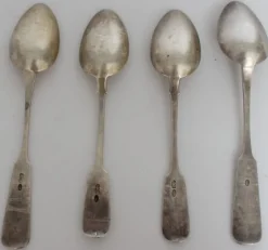 Online Pamono Silver Spoons, Set of 4