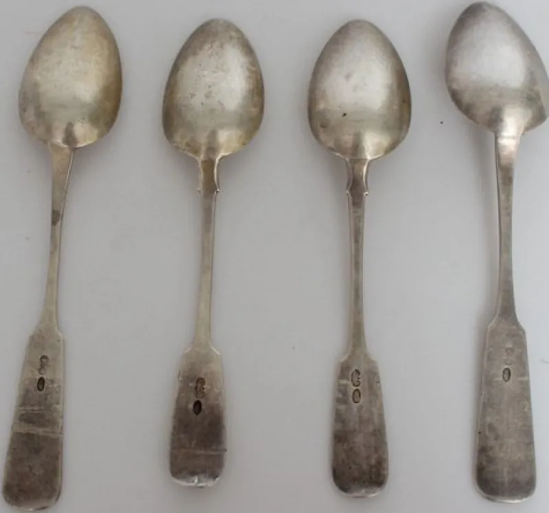 Online Pamono Silver Spoons, Set of 4