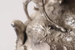 Pamono Silver Stag Candleholder Table from Heinrich Gottfried Dellevie, 1827