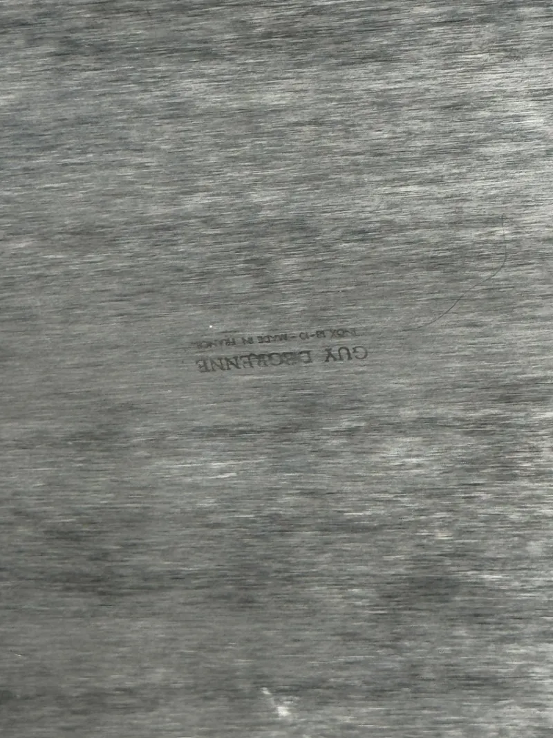 Pamono Silver Stainless Steel Serving Tray by Guy Degrenne, 1980s> Trays