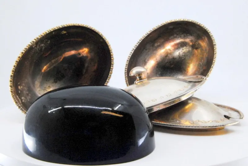 Pamono Silver Sugar Bowls with Friezes on the Edges, Set of 2> Bowls