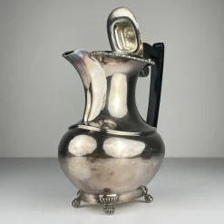Pamono Silver Tea Set, Sheffield, England, 1930s, Set of 4><noscript><img width=