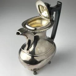 Pamono Silver Tea Set, Sheffield, England, 1930s, Set of 4><noscript><img width=