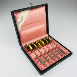 Outlet Pamono Silver Teaspoons Theodor Meyer Bern from Berndorf, 1920s, Set of 6