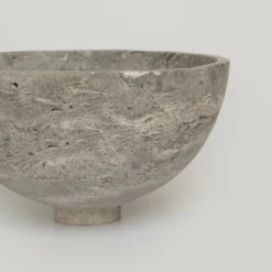Pamono Silver Travertine Fruit Bowl Centerpiece from Kiwano Concept> Tabletop|Bowls