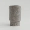 New Pamono Silver Travertine Vase or Wine Cooler from Kiwano Concept