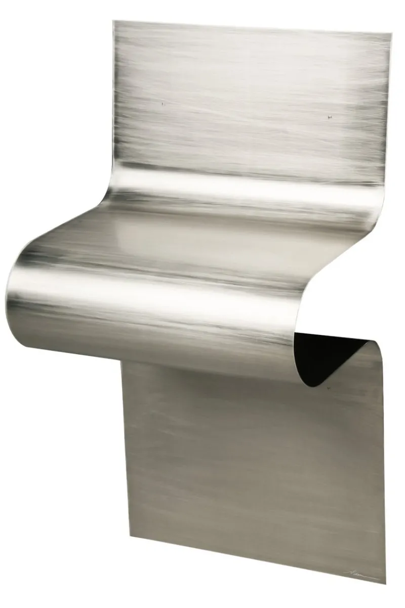 Outlet Pamono Silver Wave Console by Julien Vidame