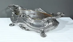 Hot Pamono Silvered Bronze Planter by Victor Saglier