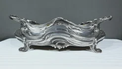 Hot Pamono Silvered Bronze Planter by Victor Saglier