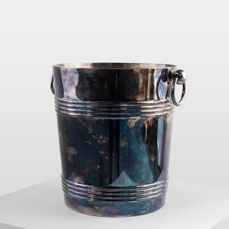 New Pamono Silver-Plated Champagne Bucket from Christofle, France, 1950s