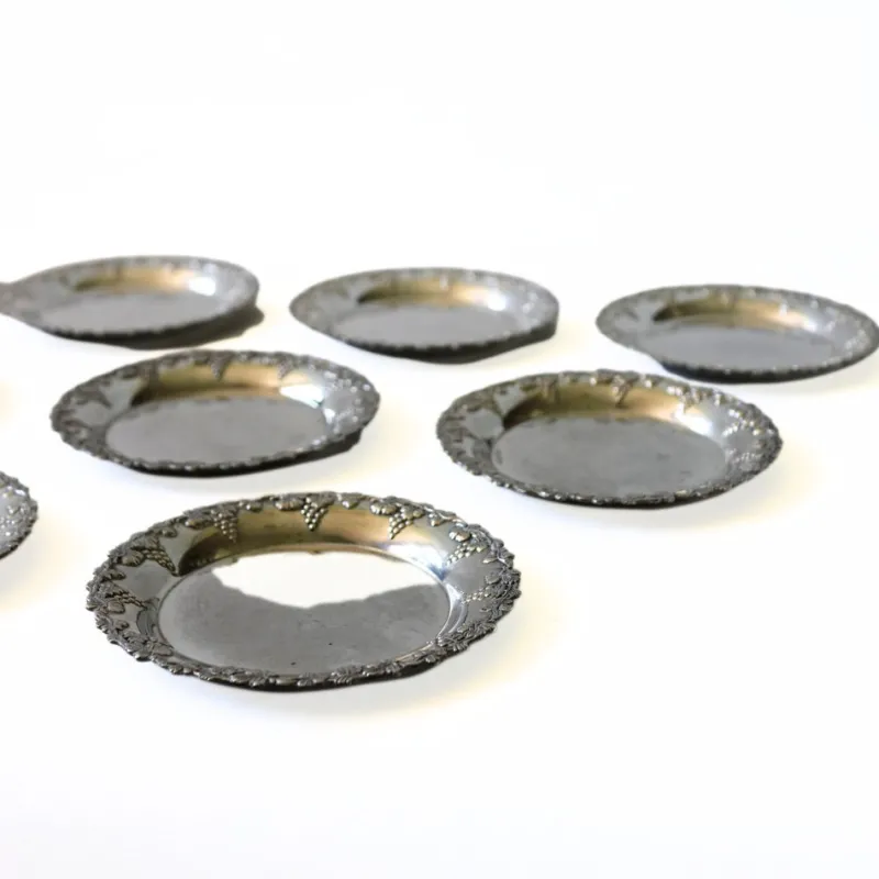 Best Pamono Silver-Plated Coasters, Sweden, 1900s, Set of 5