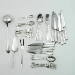 Pamono Silver-Plated Cutlery Set for Six People, 1920s, Set of 57><noscript><img width=