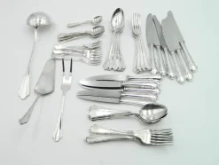 Pamono Silver-Plated Cutlery Set for Six People, 1920s, Set of 57><noscript><img width=