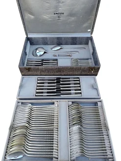 Outlet Pamono Silver-Plated Cutlery Set from Ercuis, 1930s, Set of 87