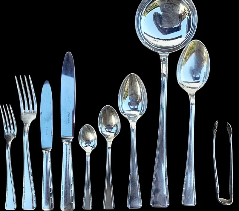 Outlet Pamono Silver-Plated Cutlery Set from Ercuis, 1930s, Set of 87