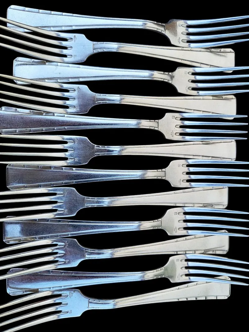 Outlet Pamono Silver-Plated Cutlery Set from Ercuis, 1930s, Set of 87