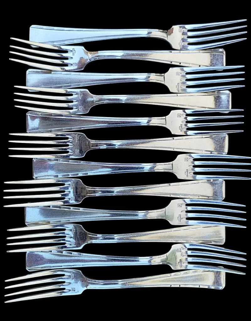 Outlet Pamono Silver-Plated Cutlery Set from Ercuis, 1930s, Set of 87