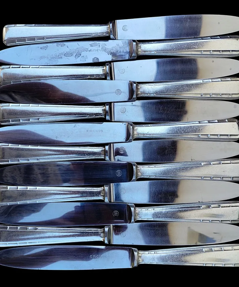 Outlet Pamono Silver-Plated Cutlery Set from Ercuis, 1930s, Set of 87