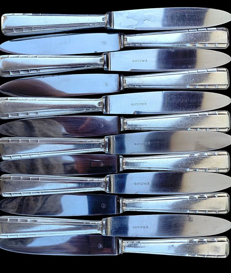 Outlet Pamono Silver-Plated Cutlery Set from Ercuis, 1930s, Set of 87