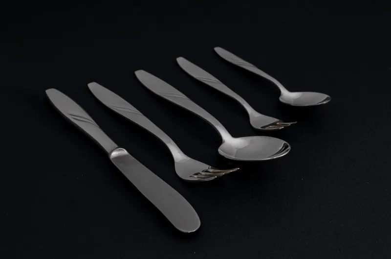 Pamono Silver-Plated Cutlery Set for 6, 1950s, Set of 33> Cutlery & Serving Utensils