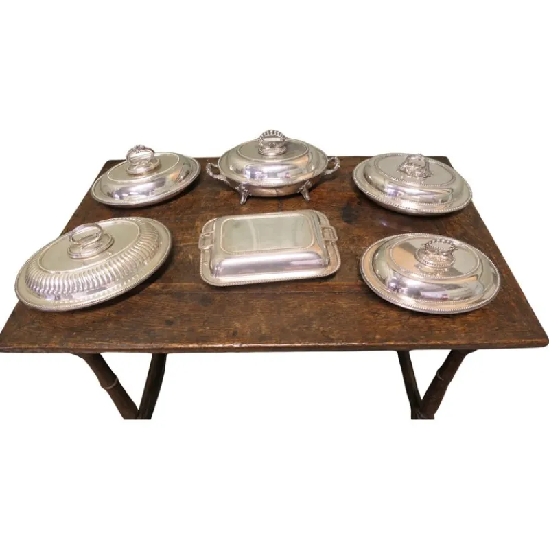 Outlet Pamono Silver-Plated Dinner Service, 1920s, Set of 6