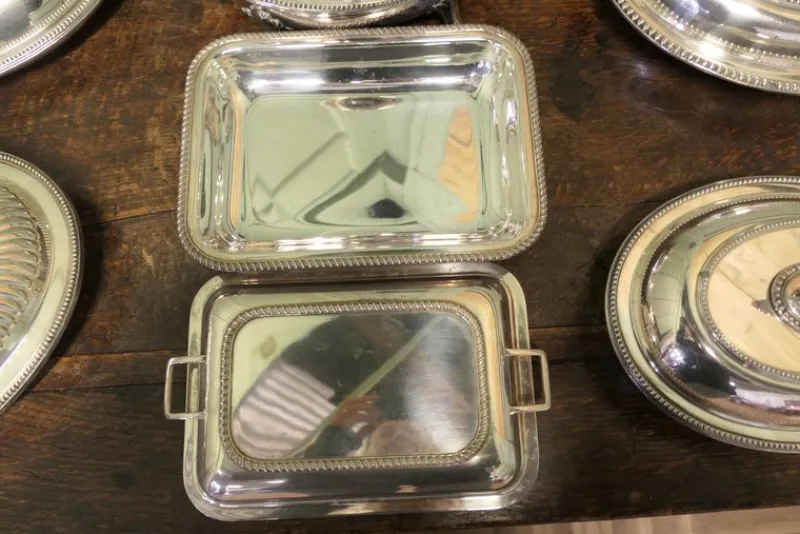 Outlet Pamono Silver-Plated Dinner Service, 1920s, Set of 6
