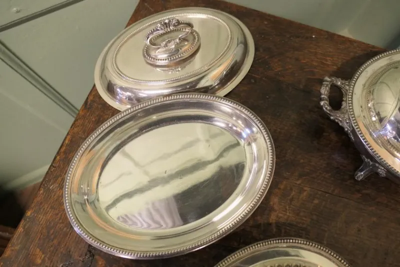 Outlet Pamono Silver-Plated Dinner Service, 1920s, Set of 6