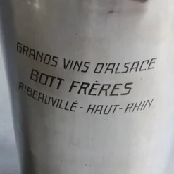 Pamono Silver-Plated Grands Vins D'Alsace Bott Frères Ribeauvillé Champagne Cooler, 1930s><noscript><img width=