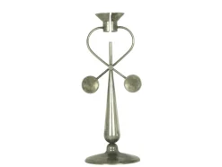 Hot Pamono Silver-Plated Metal Candleholder by Michele De Lucchi for Produzione Privata, 1996