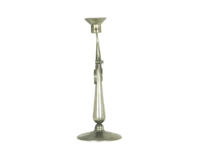 Hot Pamono Silver-Plated Metal Candleholder by Michele De Lucchi for Produzione Privata, 1996