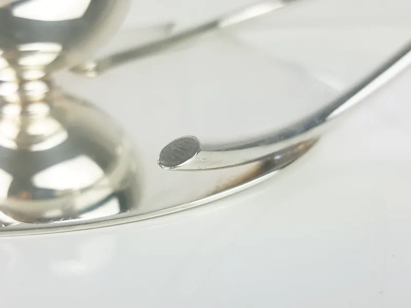 Discount Pamono Silver-Plated Metal Candleholder from Lino Sabattini, 1970s