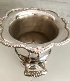 Pamono Silver-Plated Metal Medici Cooler from Viners, Taiwan, 1960s><noscript><img width=