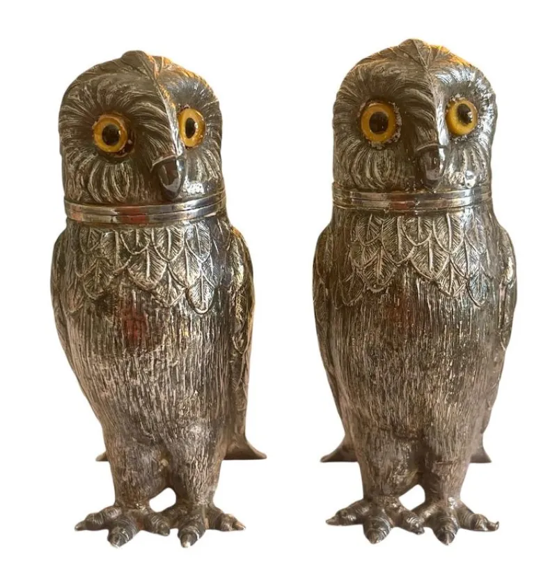 Best Pamono Silver-Plated Metal Salt Shakers by Armand Frénais, Set of 2