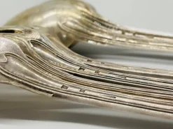 Sale Pamono Silver-Plated Soup Cutlery Set with Spoons, Fork and Ladle from Christofle, France, 1900s, Set of 13