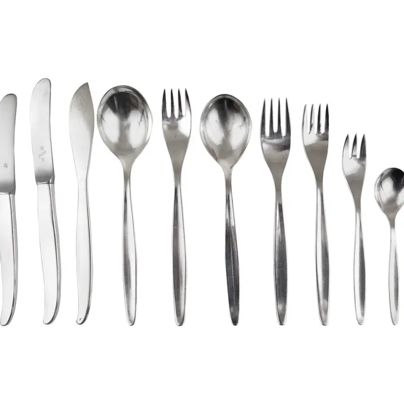 Pamono Silver-Plated Stockholm Flatware by Kurt Mayer for WMF, Germany, 1960s, Set of 120> Cutlery & Serving Utensils