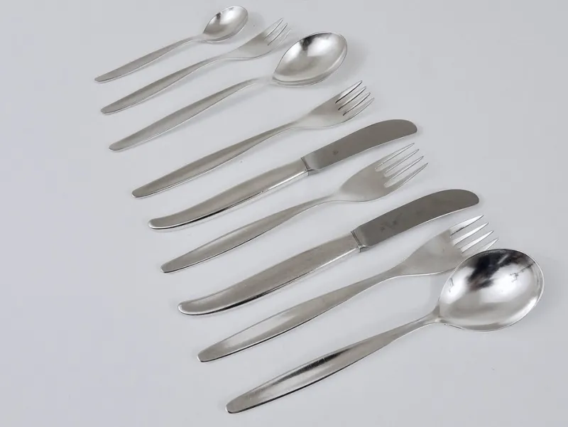 Pamono Silver-Plated Stockholm Flatware by Kurt Mayer for WMF, Germany, 1960s, Set of 120> Cutlery & Serving Utensils