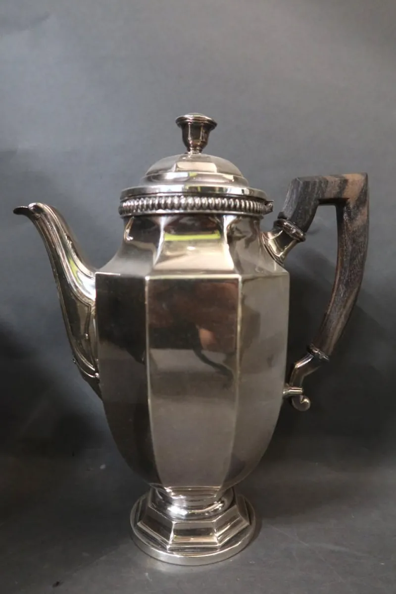 Pamono Silver-Plated Tea and Coffee Set from Christofle, Set of 5> Coffee & Tea Service