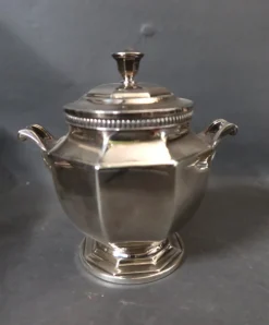 Pamono Silver-Plated Tea and Coffee Set from Christofle, Set of 5><noscript><img width=