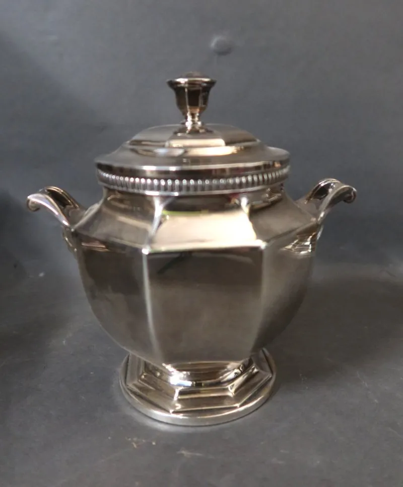 Pamono Silver-Plated Tea and Coffee Set from Christofle, Set of 5> Coffee & Tea Service