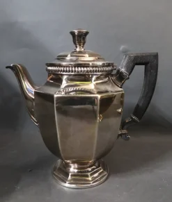 Pamono Silver-Plated Tea and Coffee Set from Christofle, Set of 5><noscript><img width=