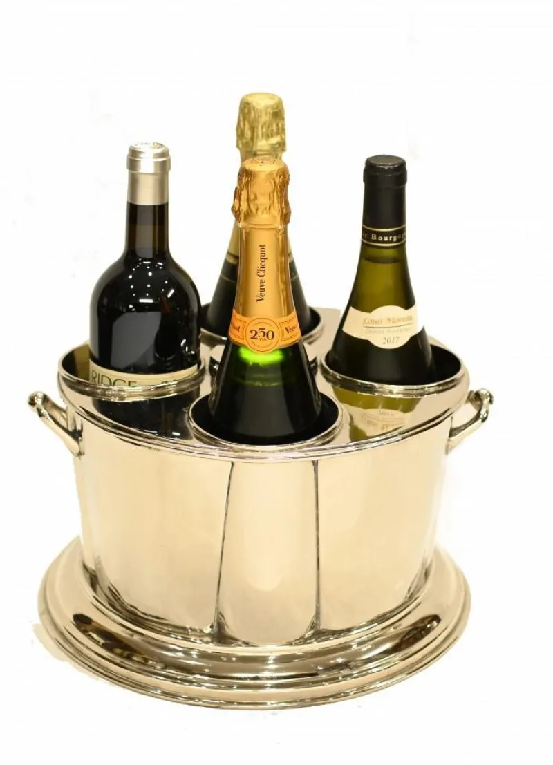 Pamono Silver-Plated Wine Cooler> Ice Buckets & Wine Coolers