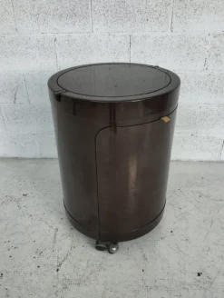 Pamono Silvi Vanity Table on Wheels and Chair from Studio Kastilia, 1970s, Set of 2