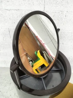 Pamono Silvi Vanity Table on Wheels and Chair from Studio Kastilia, 1970s, Set of 2